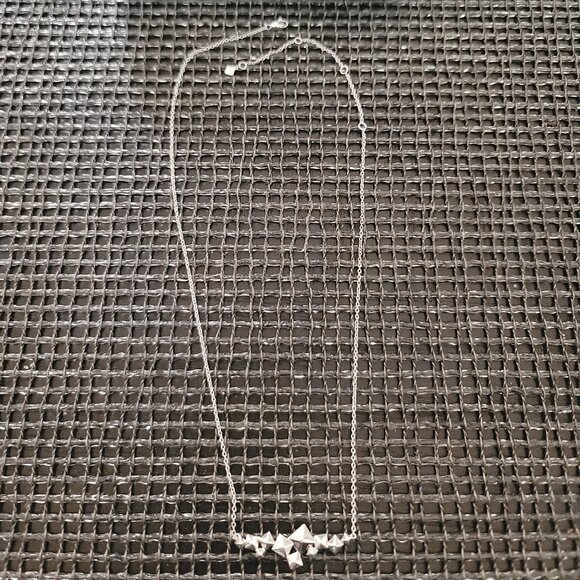 Birks Cluster Stud Sterling Silver Necklace - Picture 5 of 5